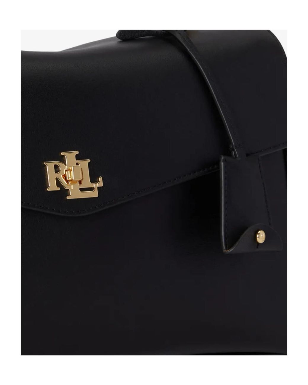 Ralph Lauren Black Farrah Shoulder Bag