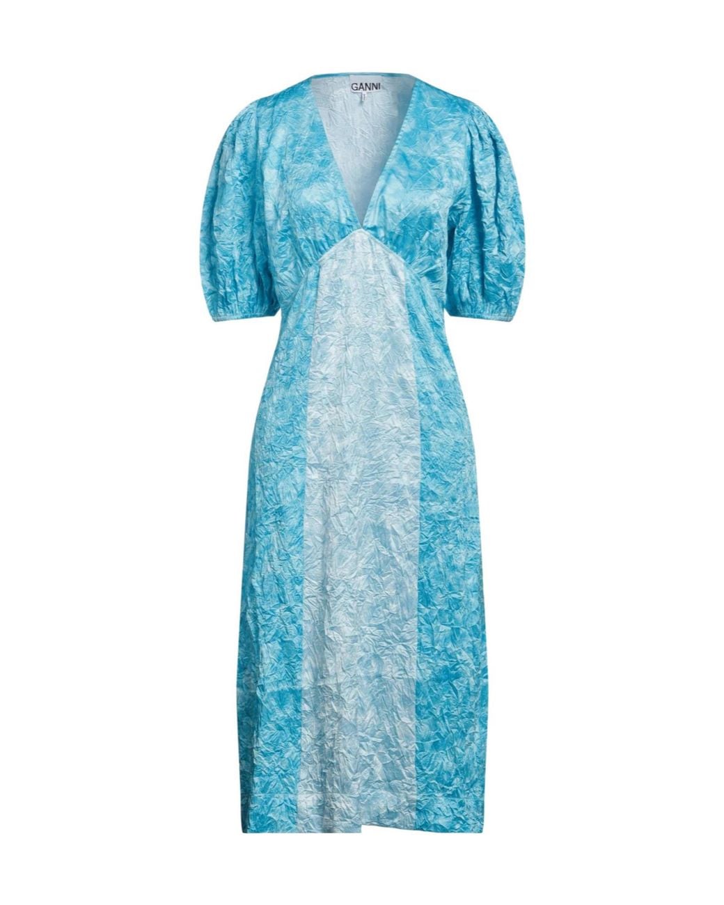 Ganni Blue Midi Dress
