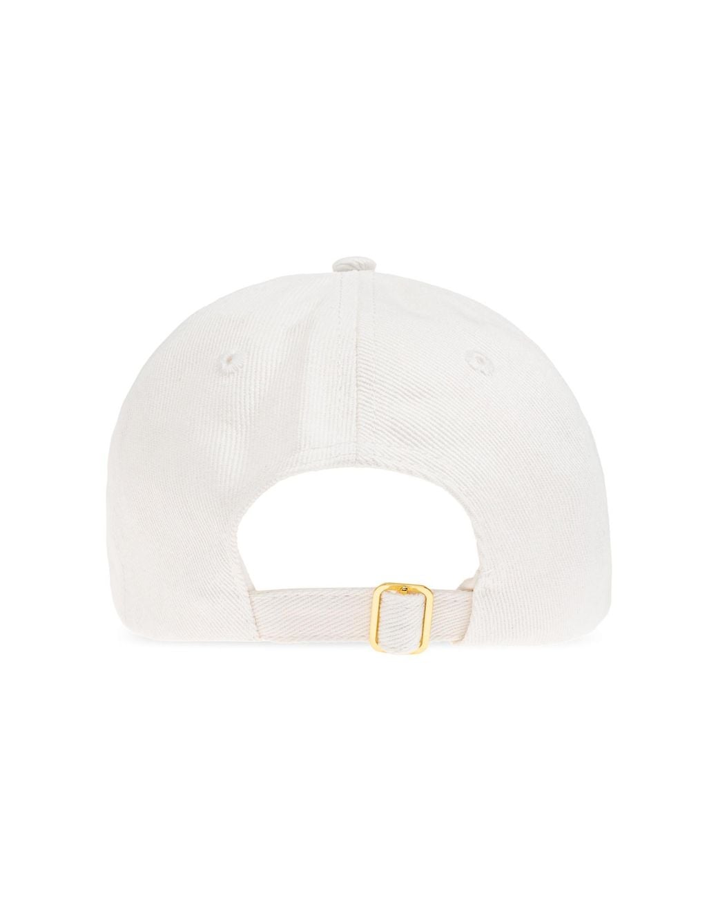 Casablanca White Logo Embroidered Baseball Cap for men
