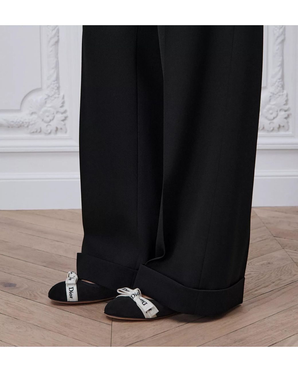 Dior Black J'A Ballet Flat