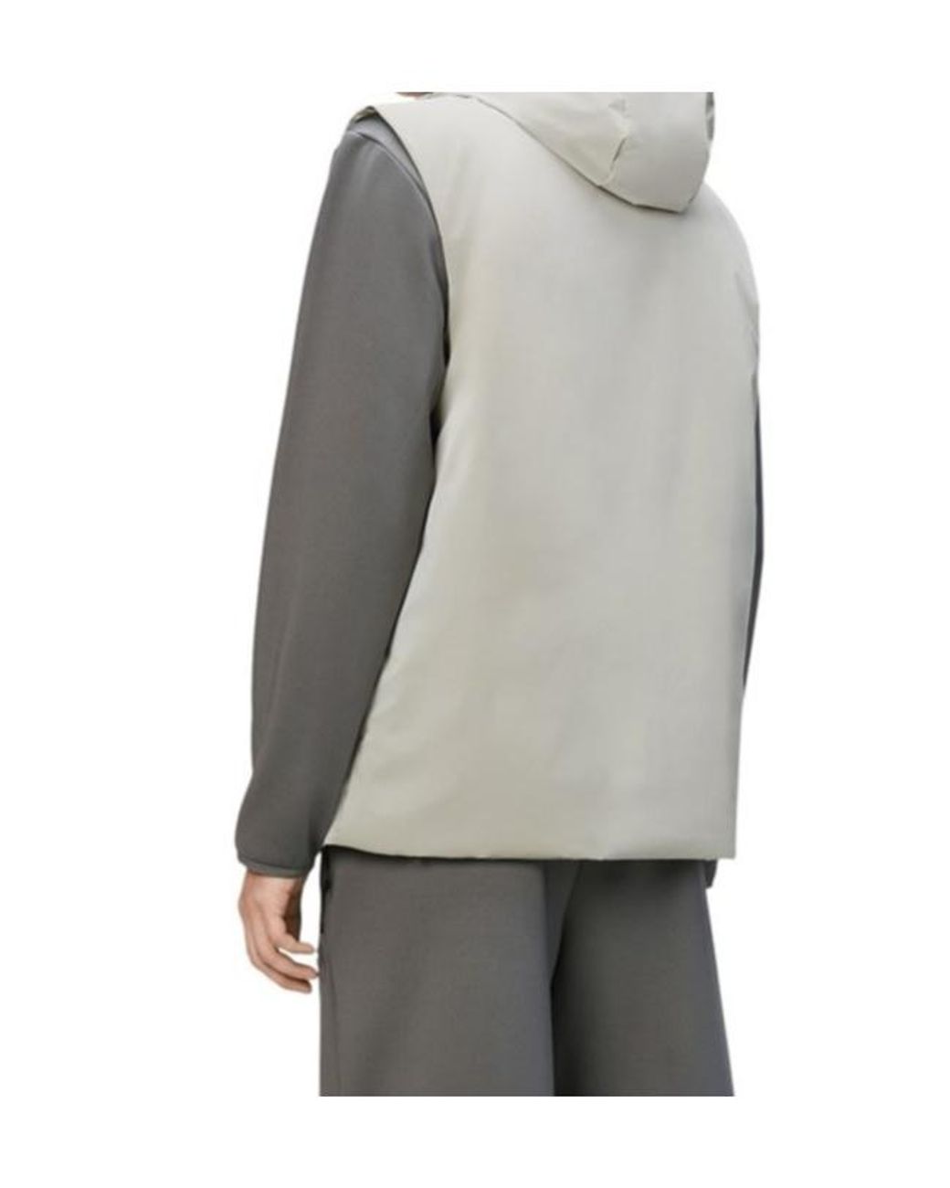Rains White Lohja Gilet for men