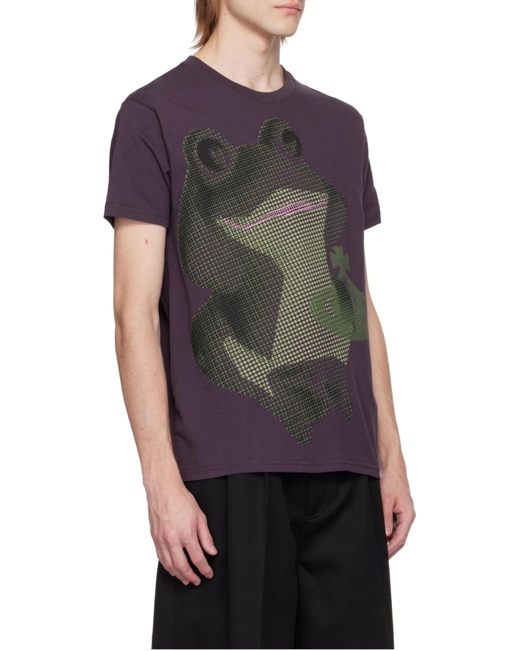 Vivienne Westwood Gray Graphic-Print T-Shirt for men