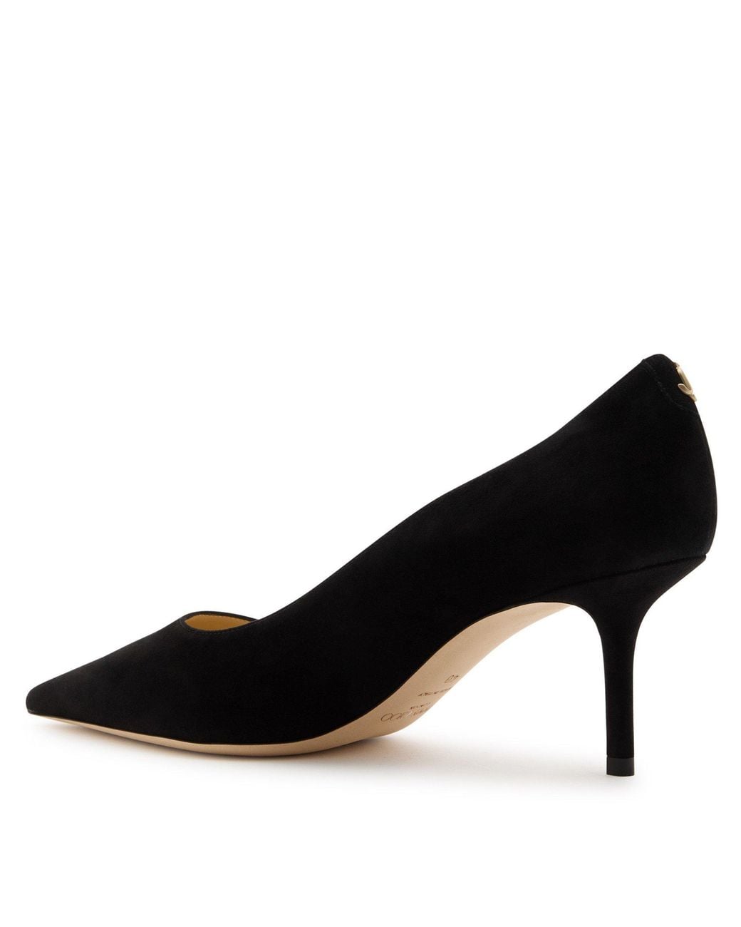 Jimmy Choo Black Suede Stiletto Heels