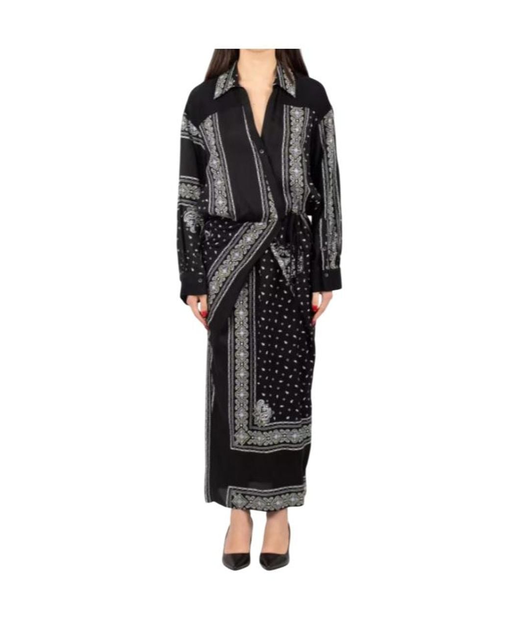 Pinko Black Shirt Dress