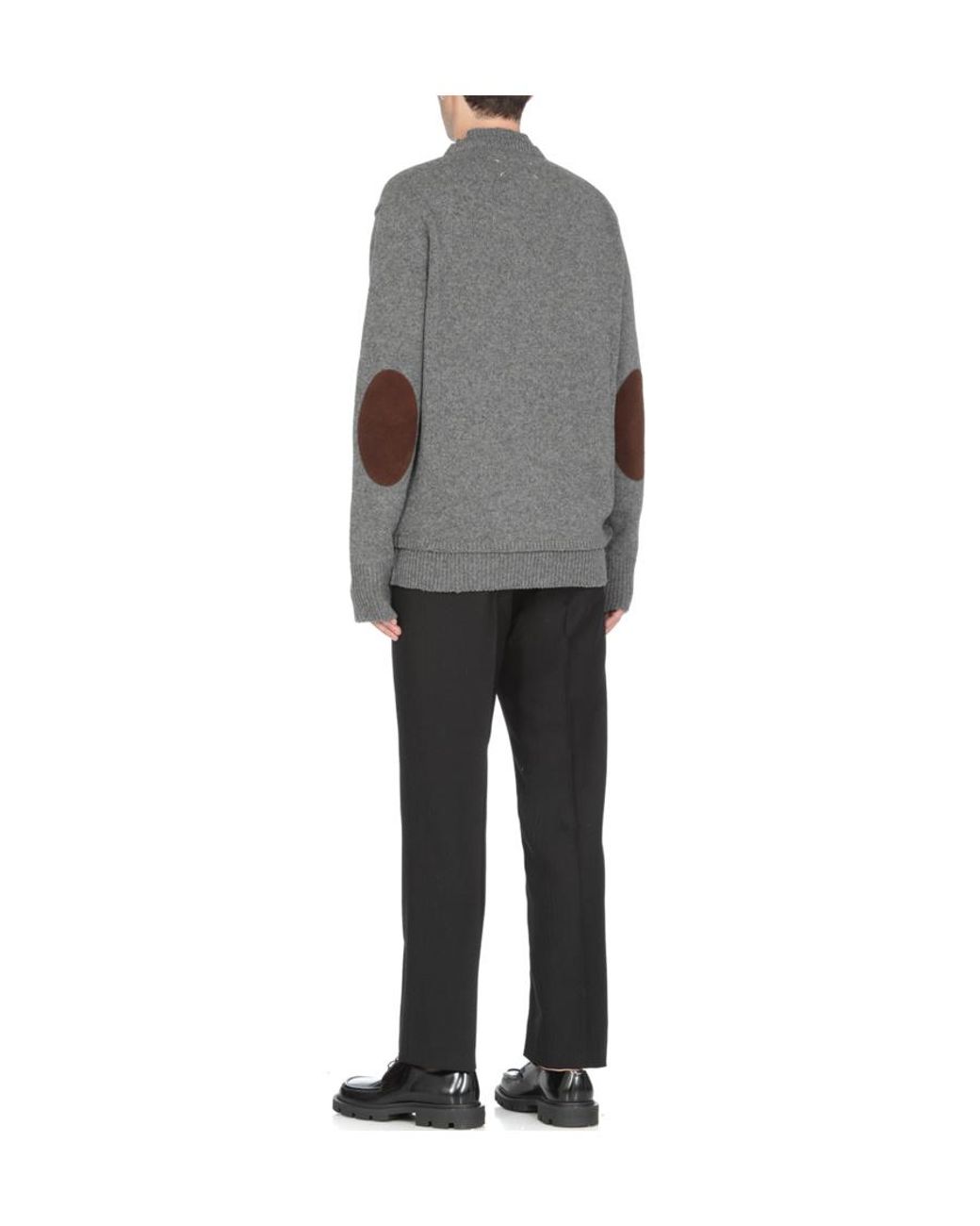 Maison Margiela Gray Classic Crewneck Jumper for men