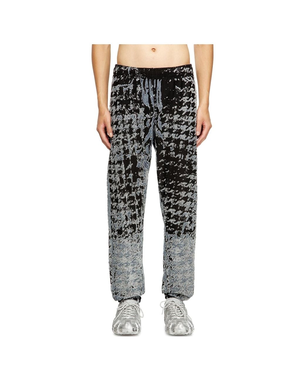 DIESEL Gray P-Labis Elasticated Pants for men