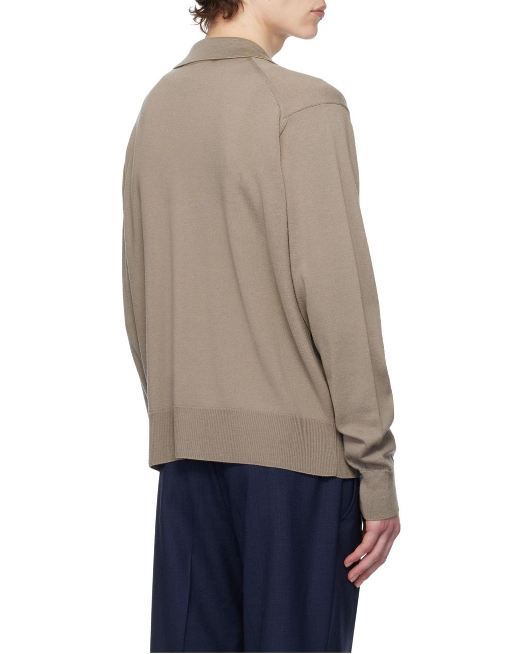AMI Blue Ami De Coeur Knitted Cardigan for men