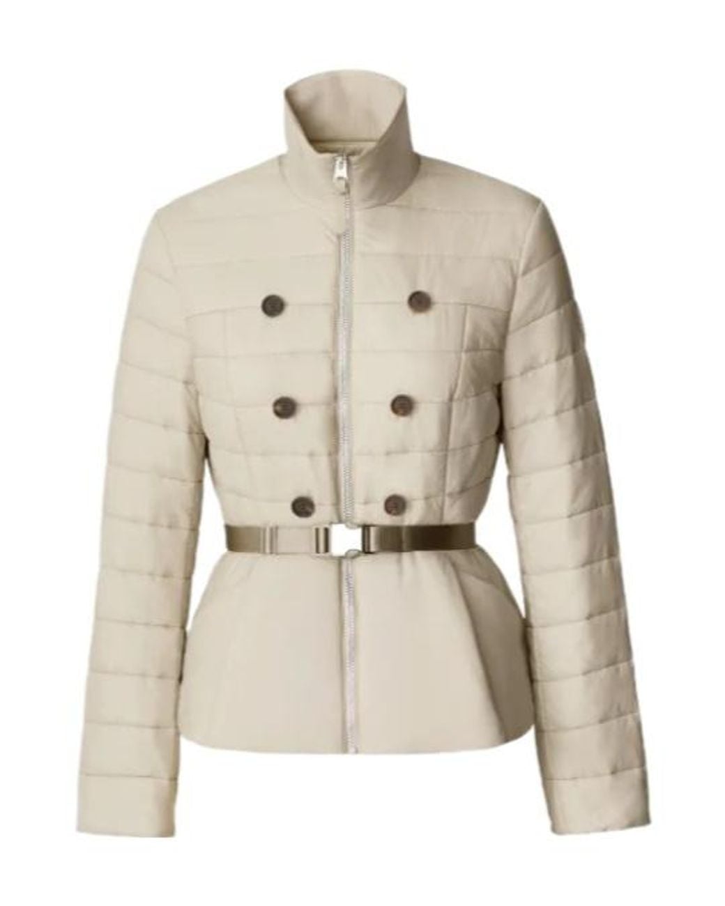 Mackage Natural Serafina Belted Quilted Jacket