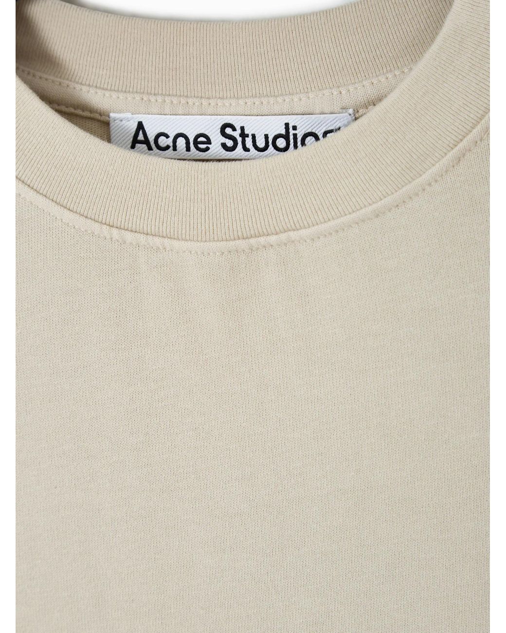 Acne White Camiseta Efecto Lavado