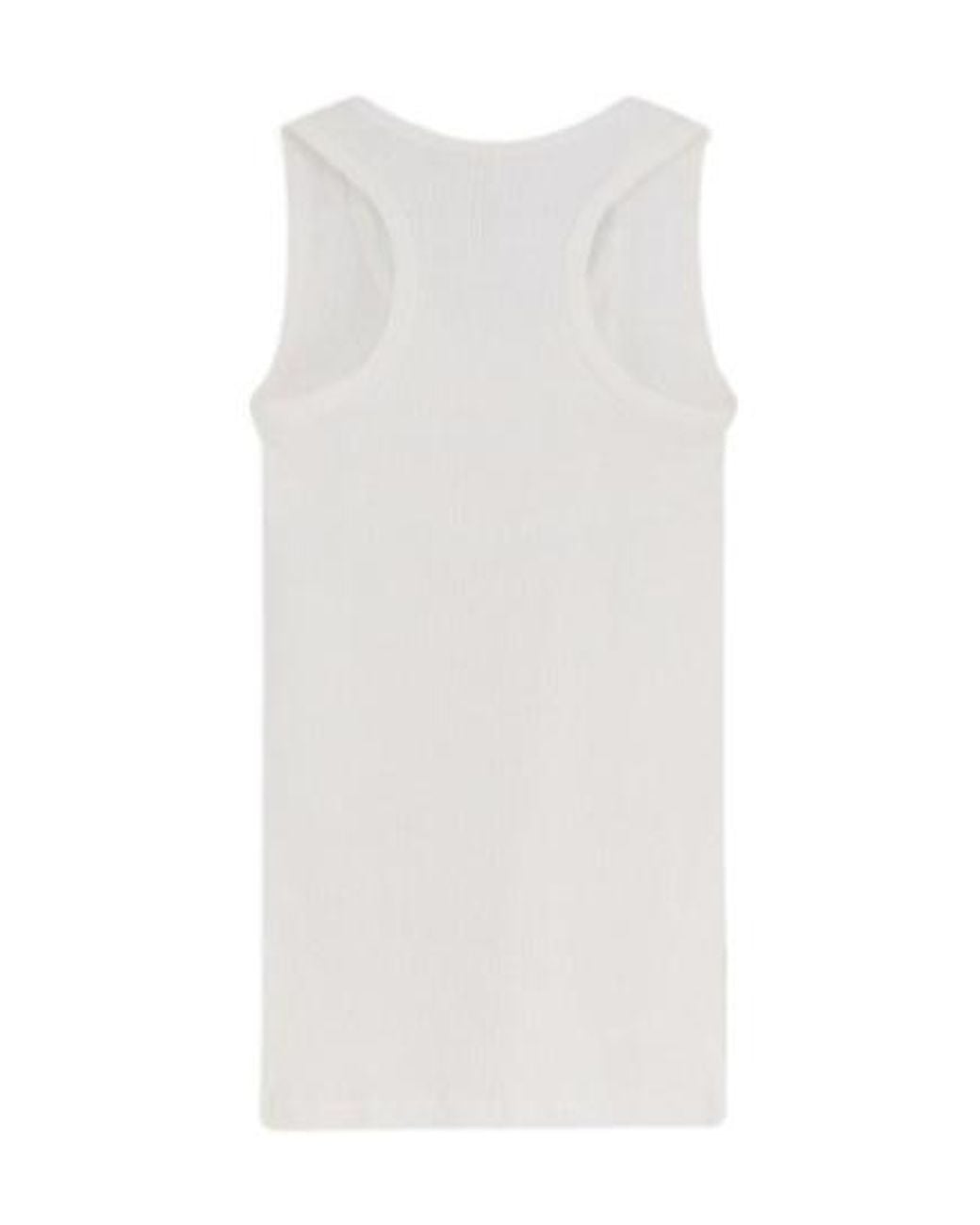 The Row White Sleeveless Vest