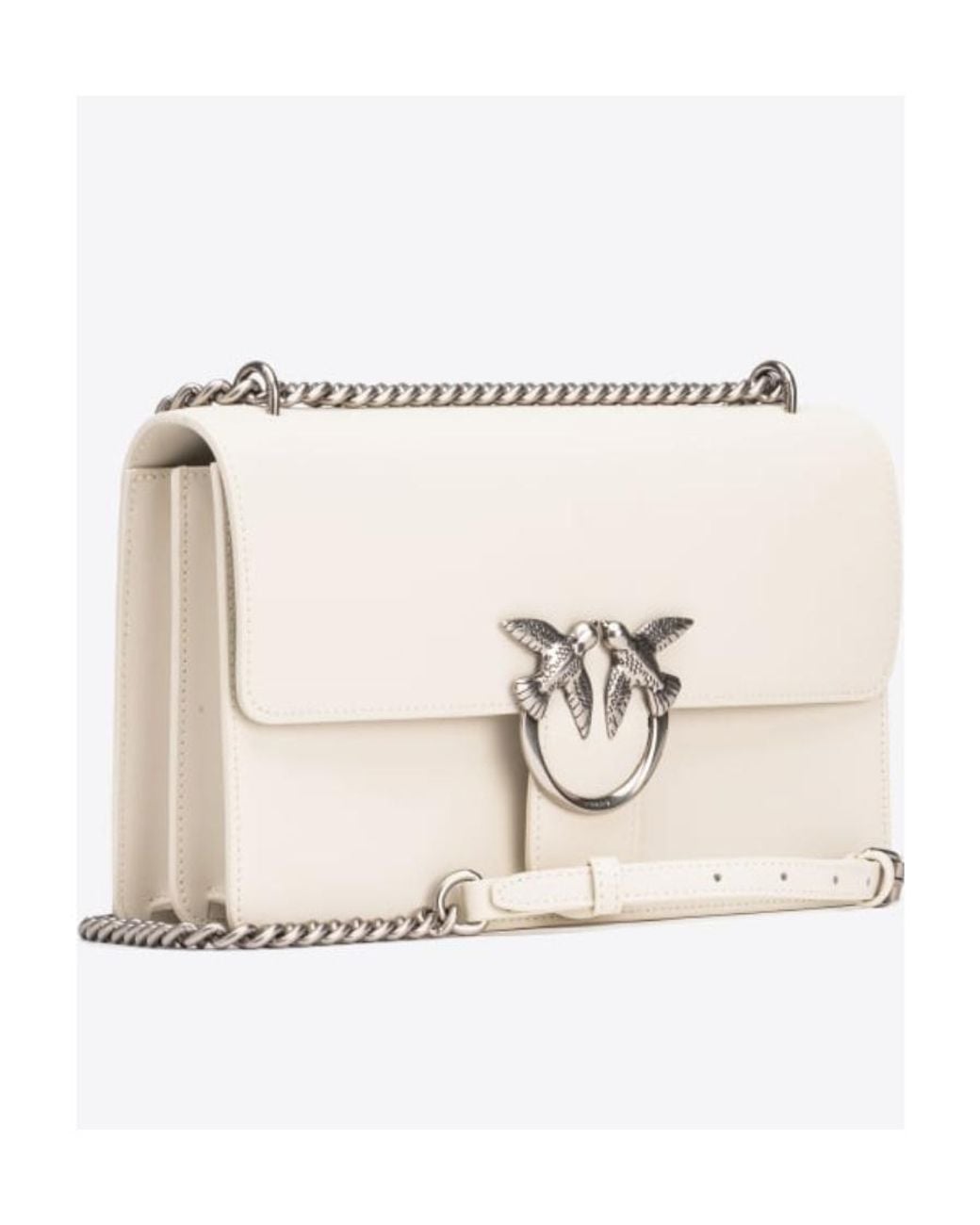Pinko Natural One Simply Classic Love Shoulder Bag