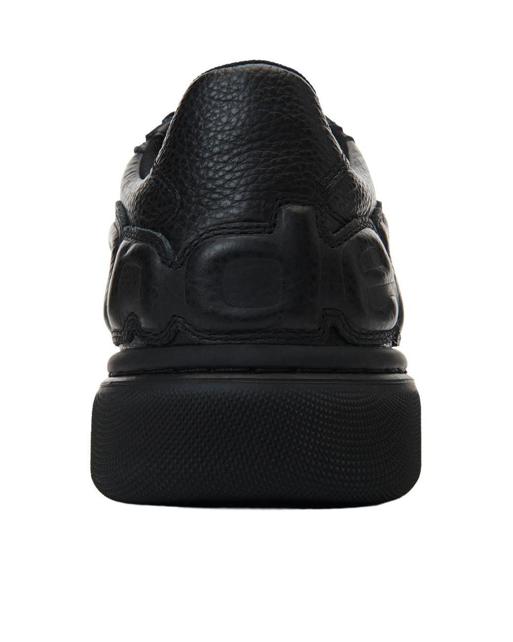 Alexander Wang Black Puff Logo Lace-Up Sneakers