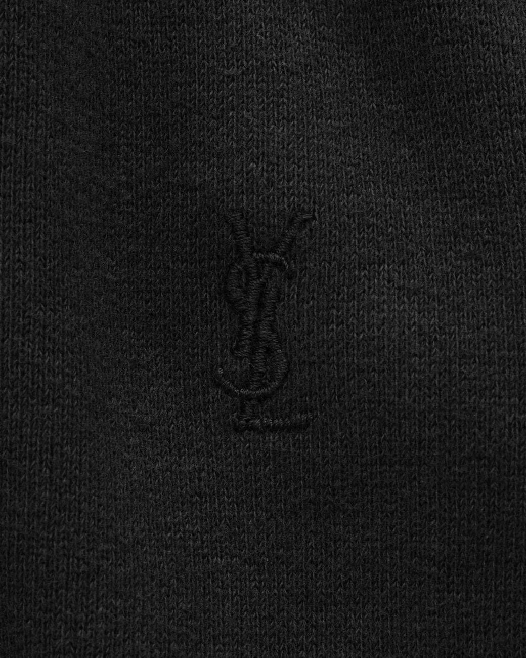 Saint Laurent Black Cassandre Bermuda Shorts for men