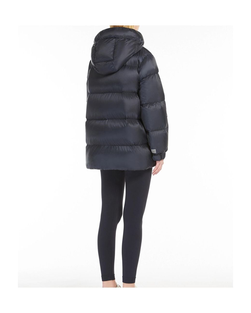 Max Mara Blue The Cube Seia Zip-Up Drawstring Jacket