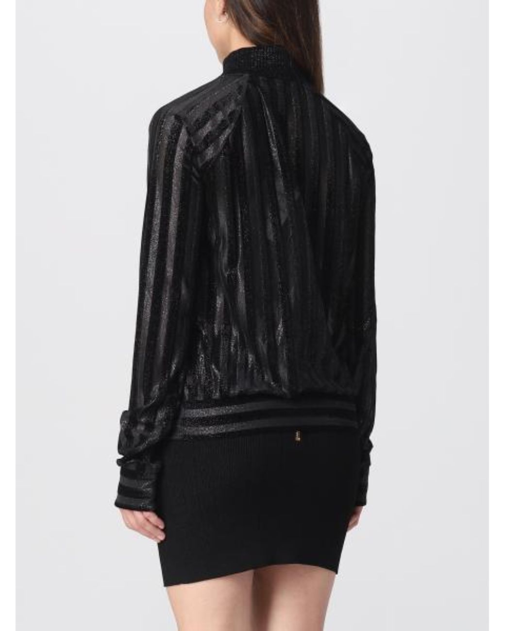 Balmain Black Logo-Embellished Sweatshirt