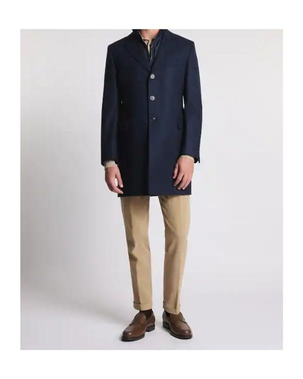 Fay Blue 3-In-1 Double Coat for men