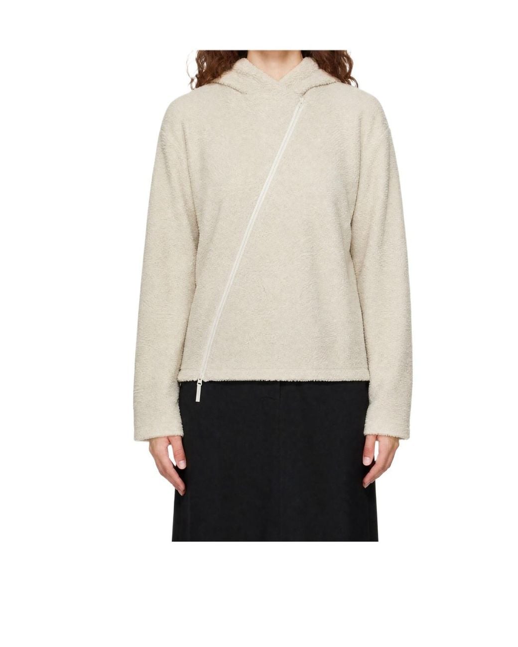 Post Archive Faction PAF White Long-Sleeve Hoodie