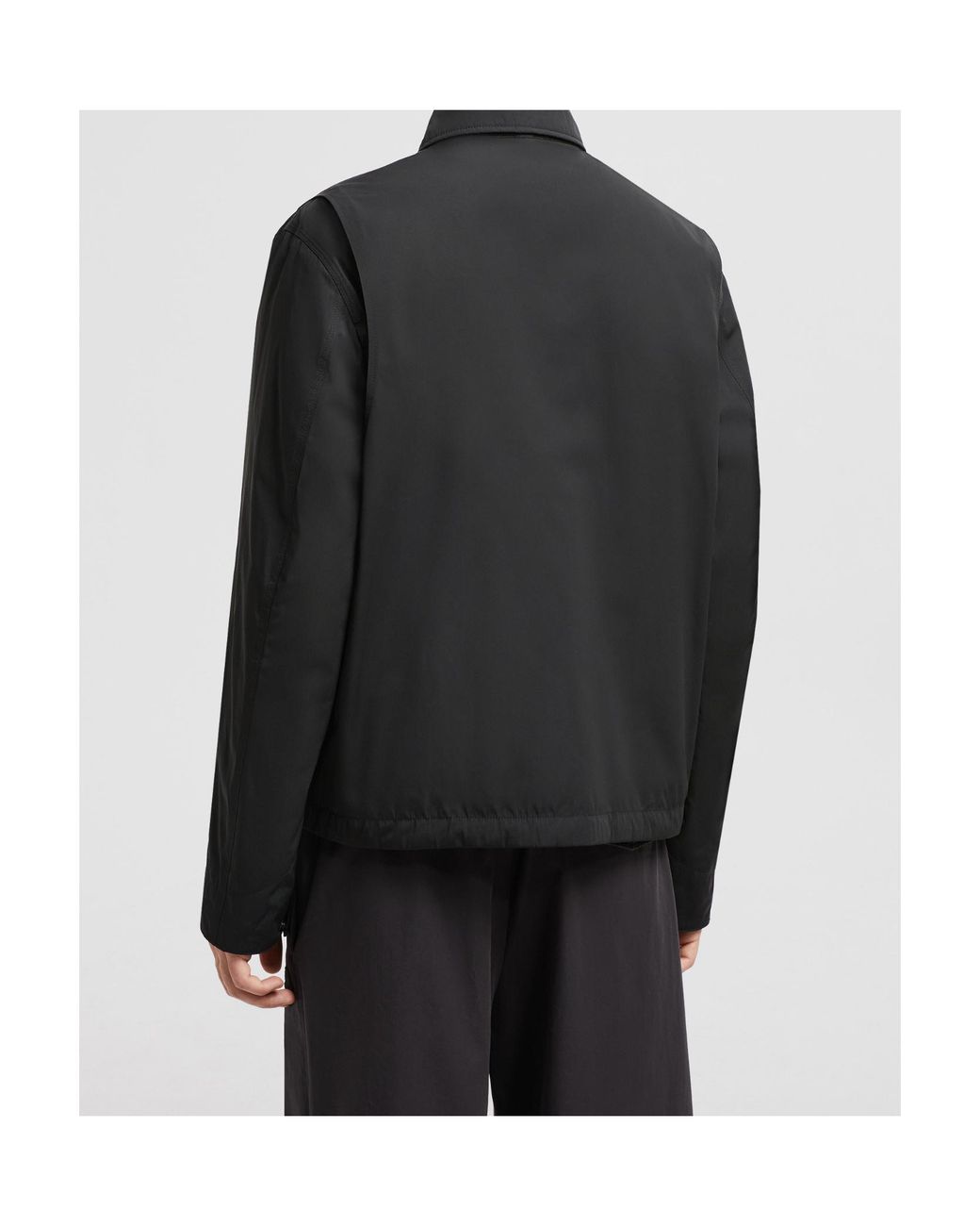 Moncler Black Cidone Reversible Down Shirt Jacket for men