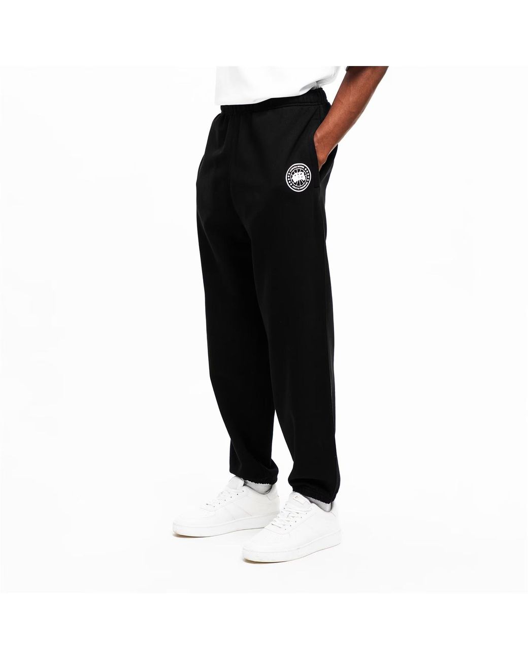 Canada Goose Black Logo Track Pants for men