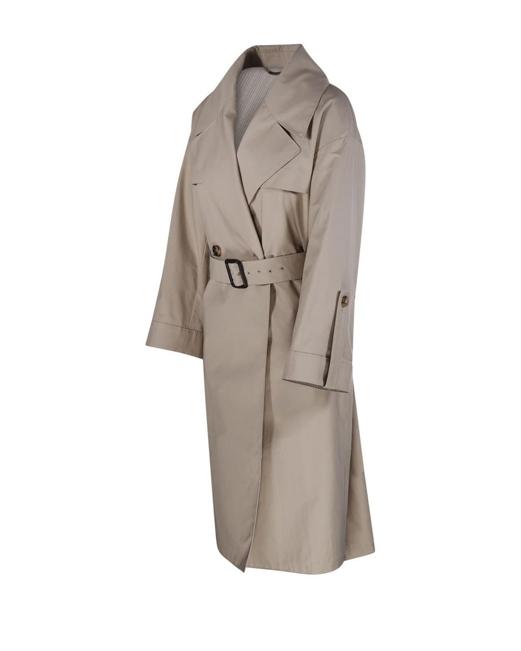 Max Mara Gray The Cube Amour Belted Coat