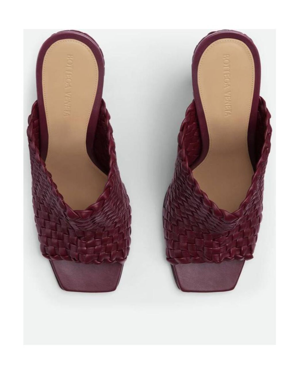 Bottega Veneta Purple Canalazzo Sandals
