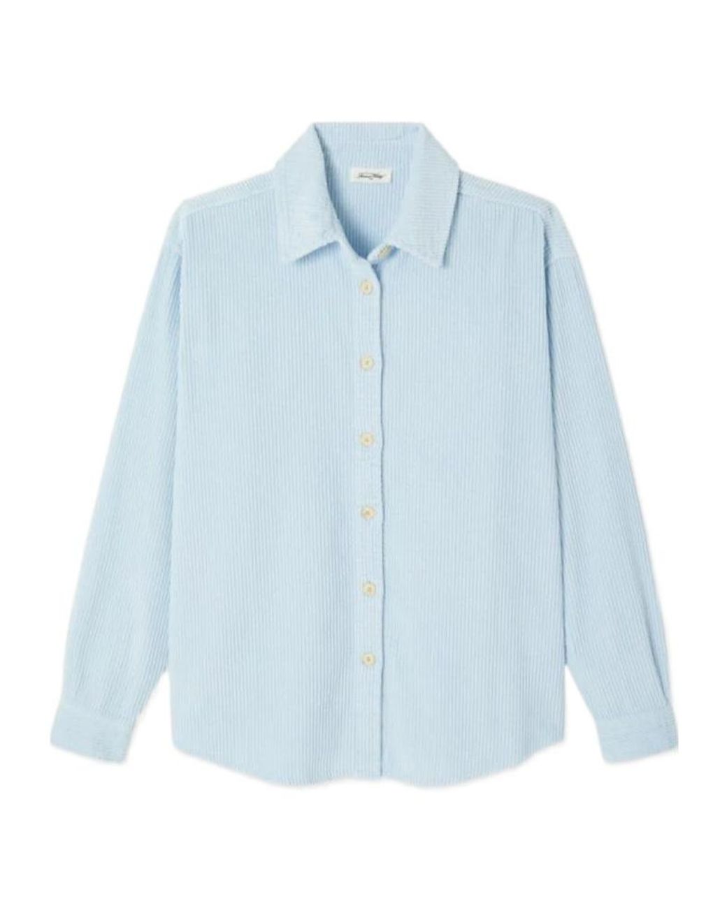American Vintage Blue Corduroy Shirt