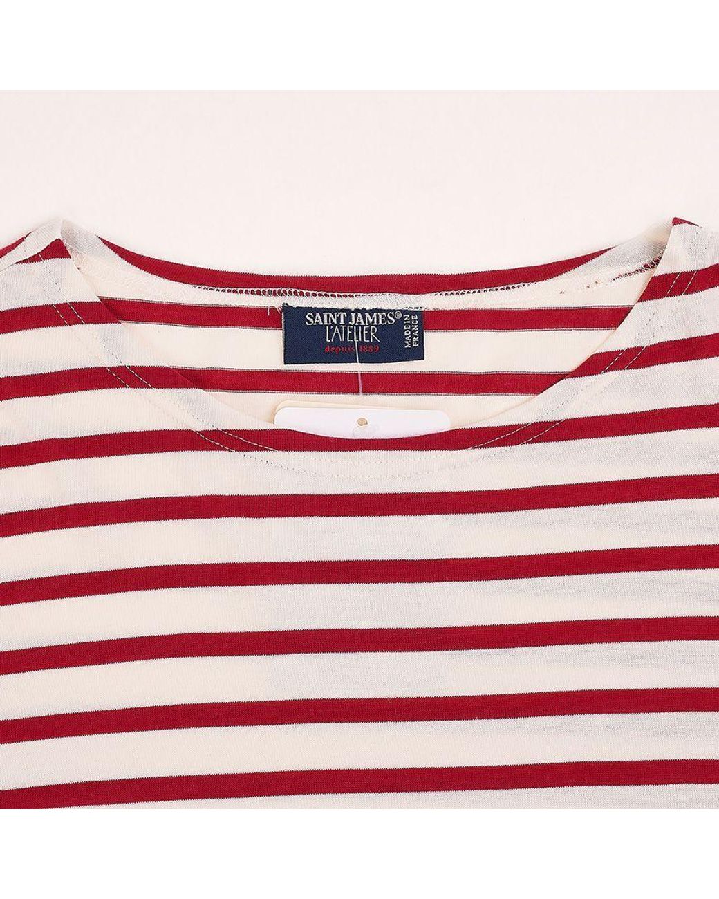 Saint James Red Short-Sleeve T-Shirt for men