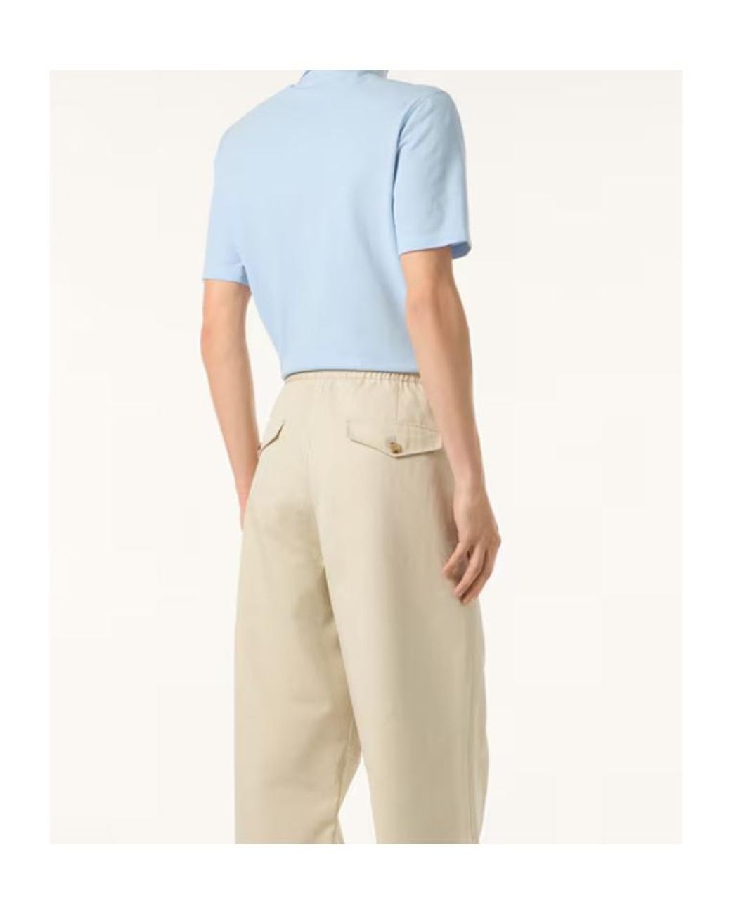 Loro Piana Blue Brenna Polo Shirt for men