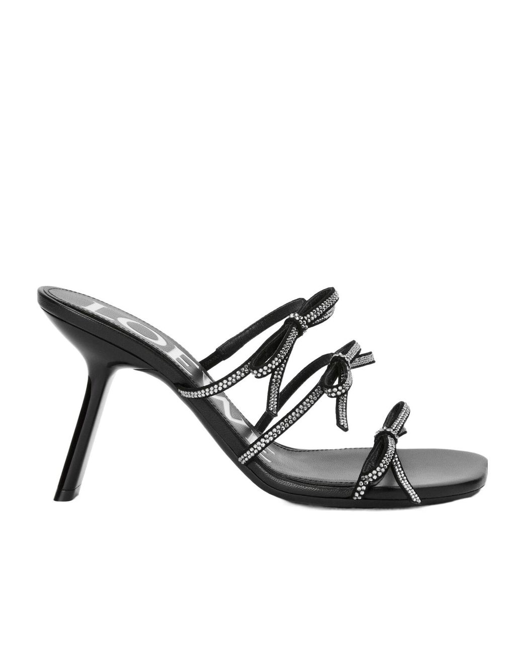 Loewe Black Petal Sandal
