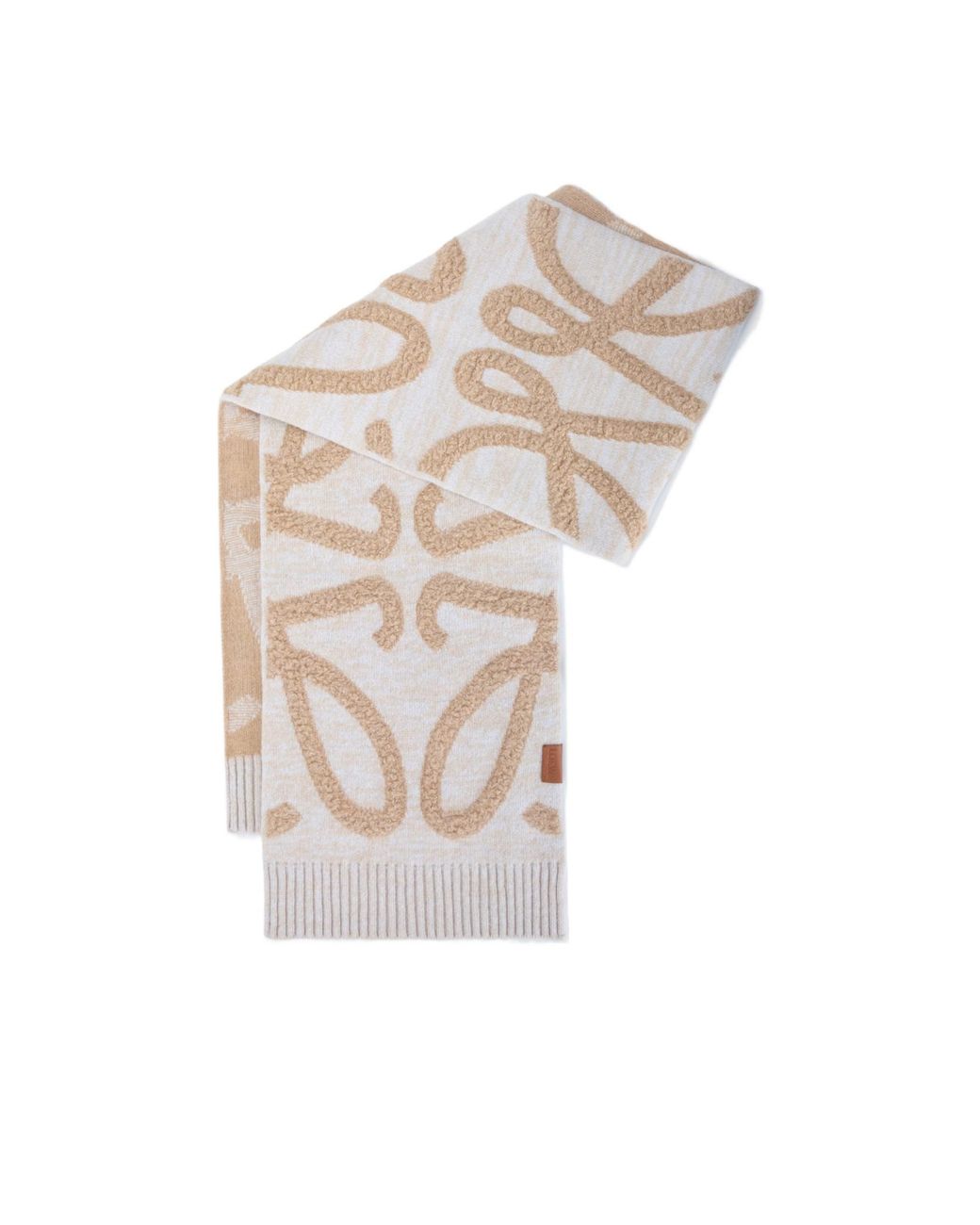 Loewe White Rectangular Scarf