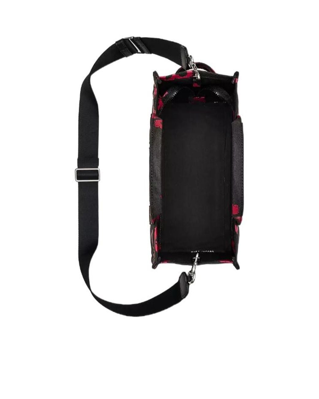 Marc Jacobs Black The Medium Heart Print Tote Bag