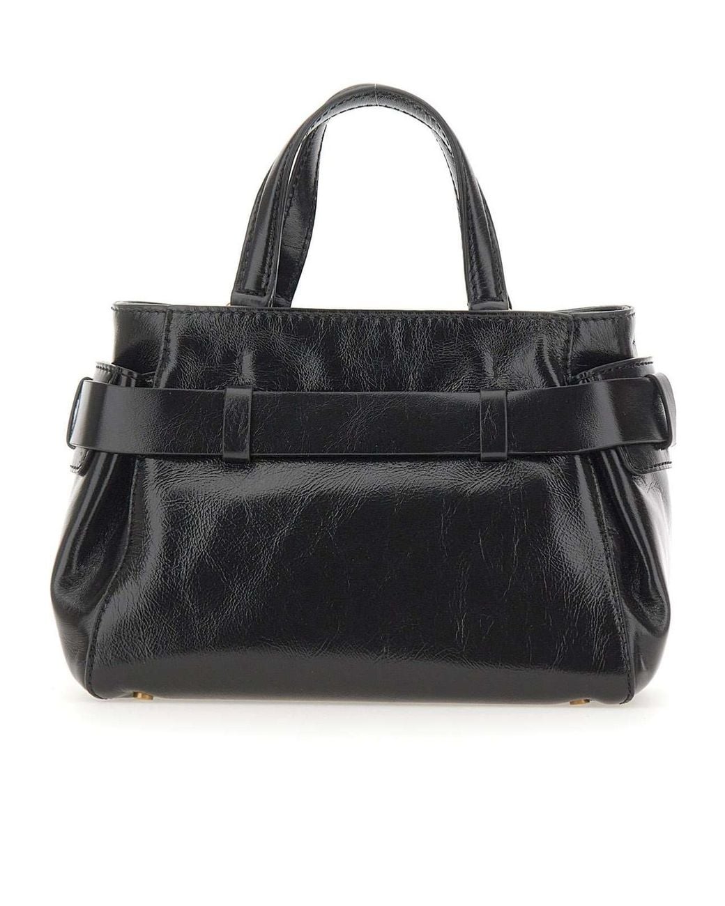 Gianni Chiarini Black Miranda Top Handle Tote Bag