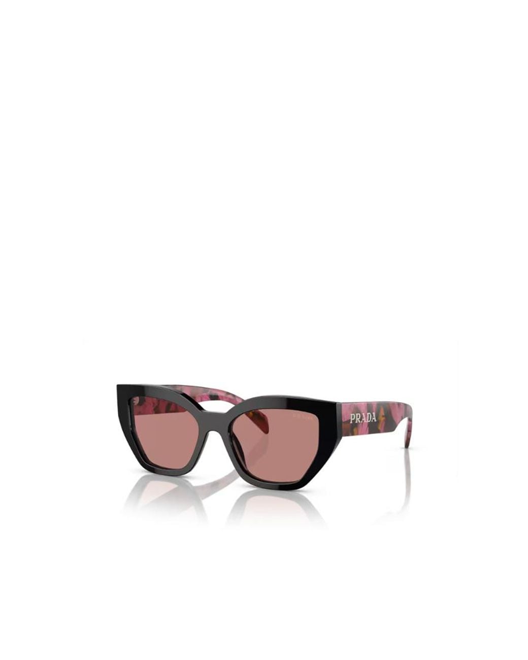 Prada Multicolor Eyewear Butterfly Frame Sunglasses