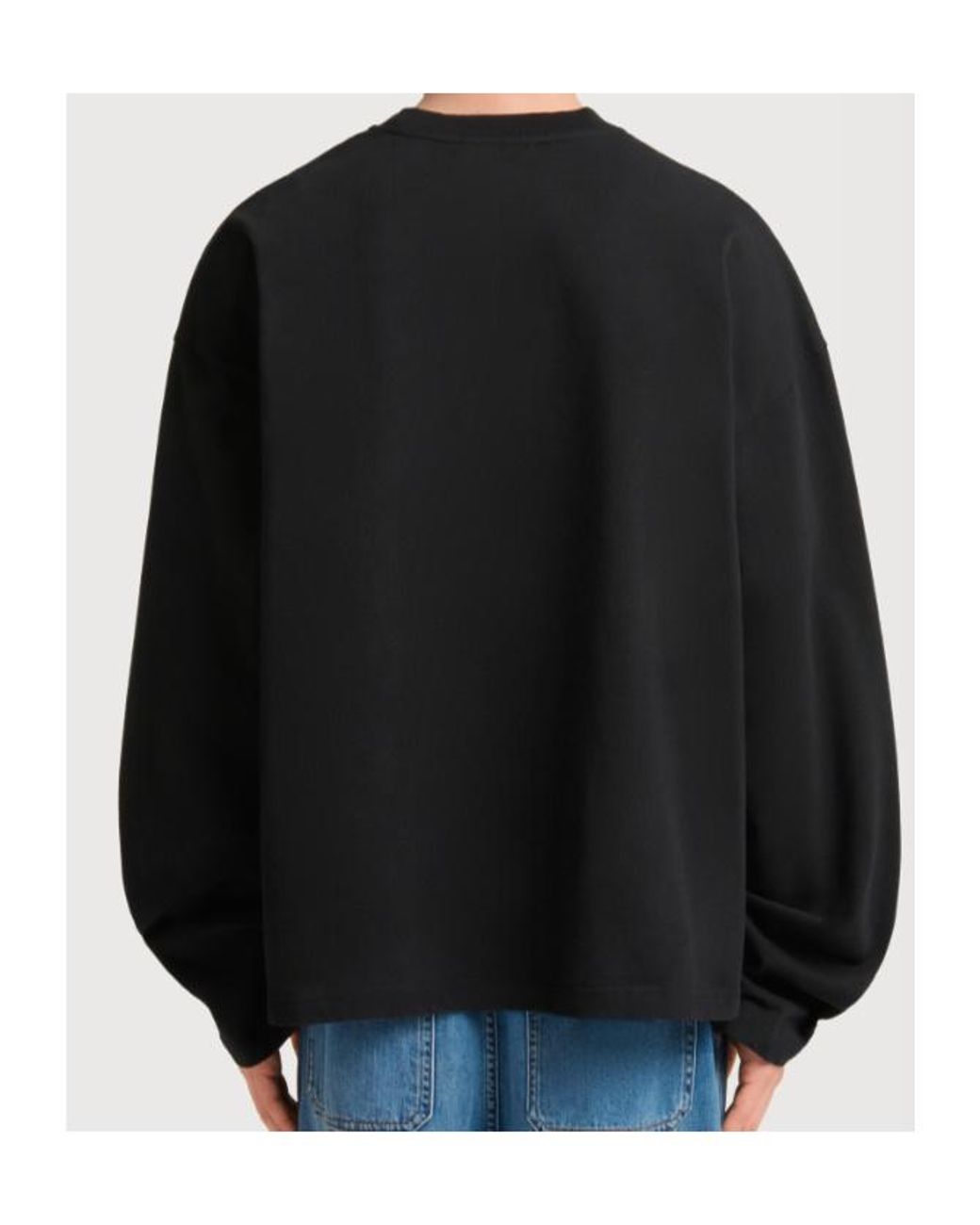 Marni Black Logo-Patch Long-Sleeve T-Shirt for men