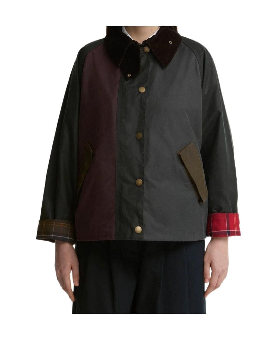 Barbour Multicolor Patchwork Transport Waxed Jacket