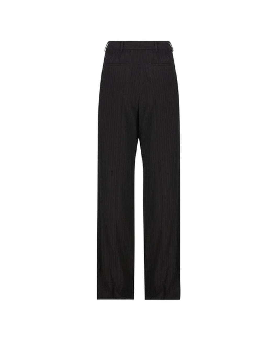 Saint Laurent Black Belt-Loops Trousers for men