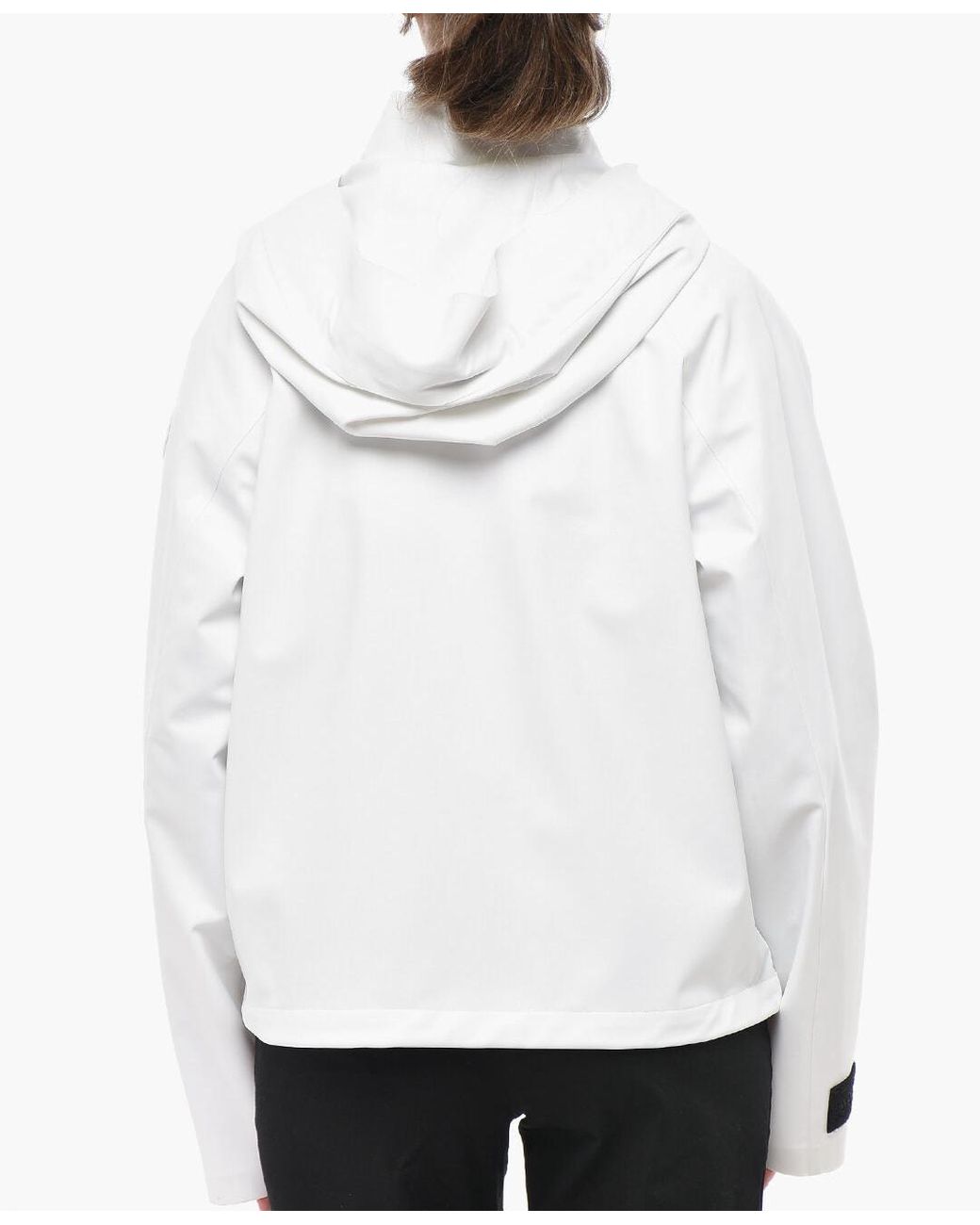 Woolrich White Stretch Hooded Jacket