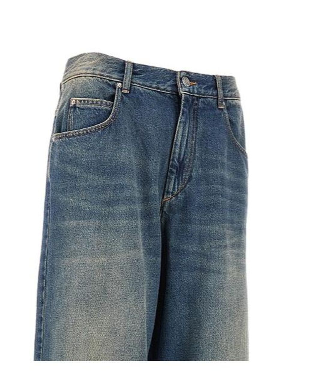 Isabel Marant Blue Joanny Mid-Rise Jeans