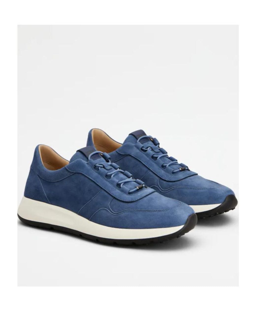 Tod's Blue Dot Suede Lace-Up Sneakers for men