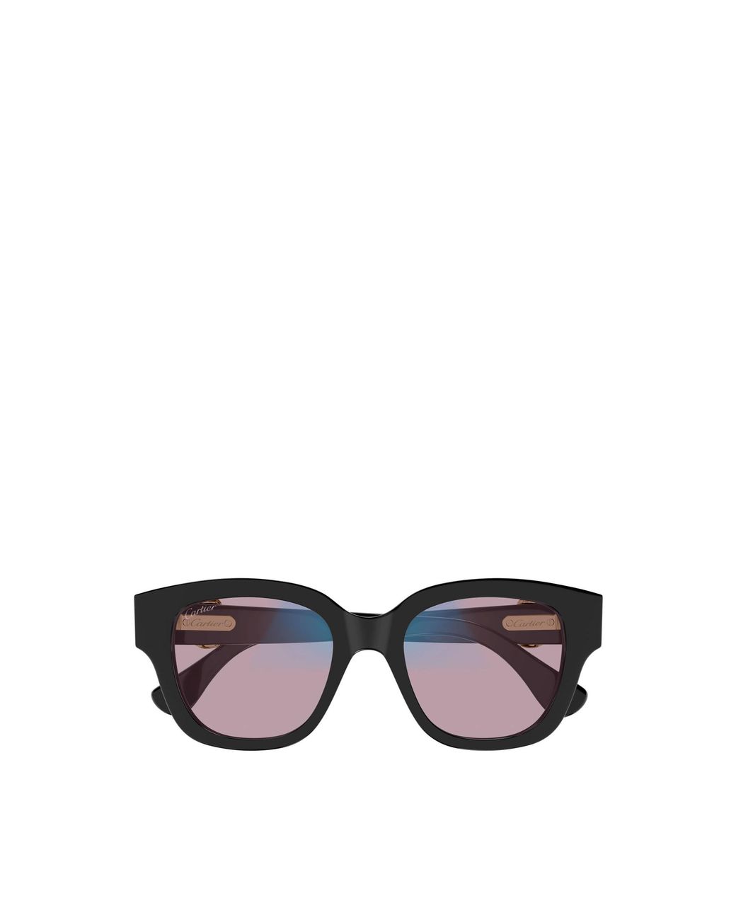 Cartier White Square Frame Sunglasses