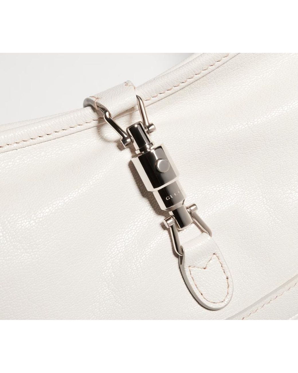 Gucci Natural Jackie Slim Medium Shoulder Bag