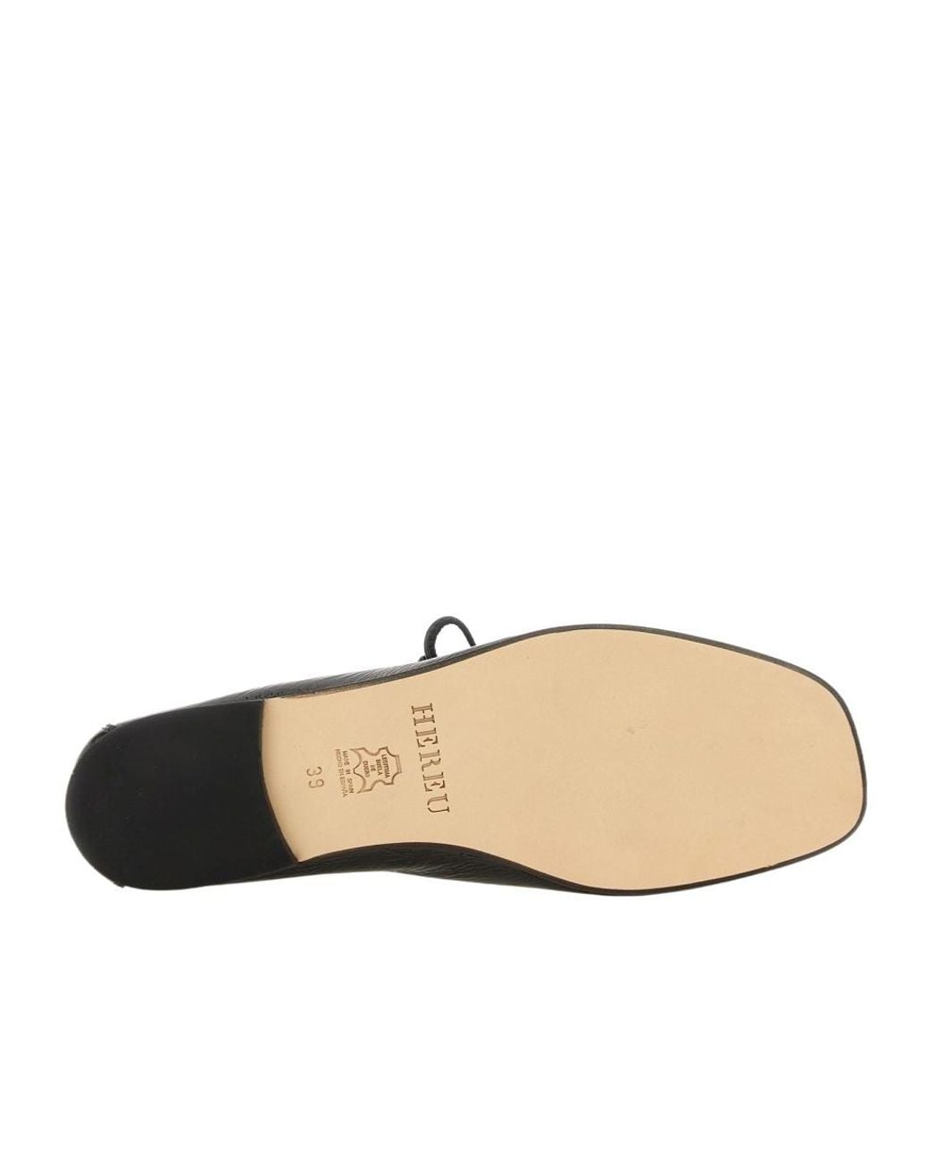 Hereu Black Plegada Lace-Up Shoes