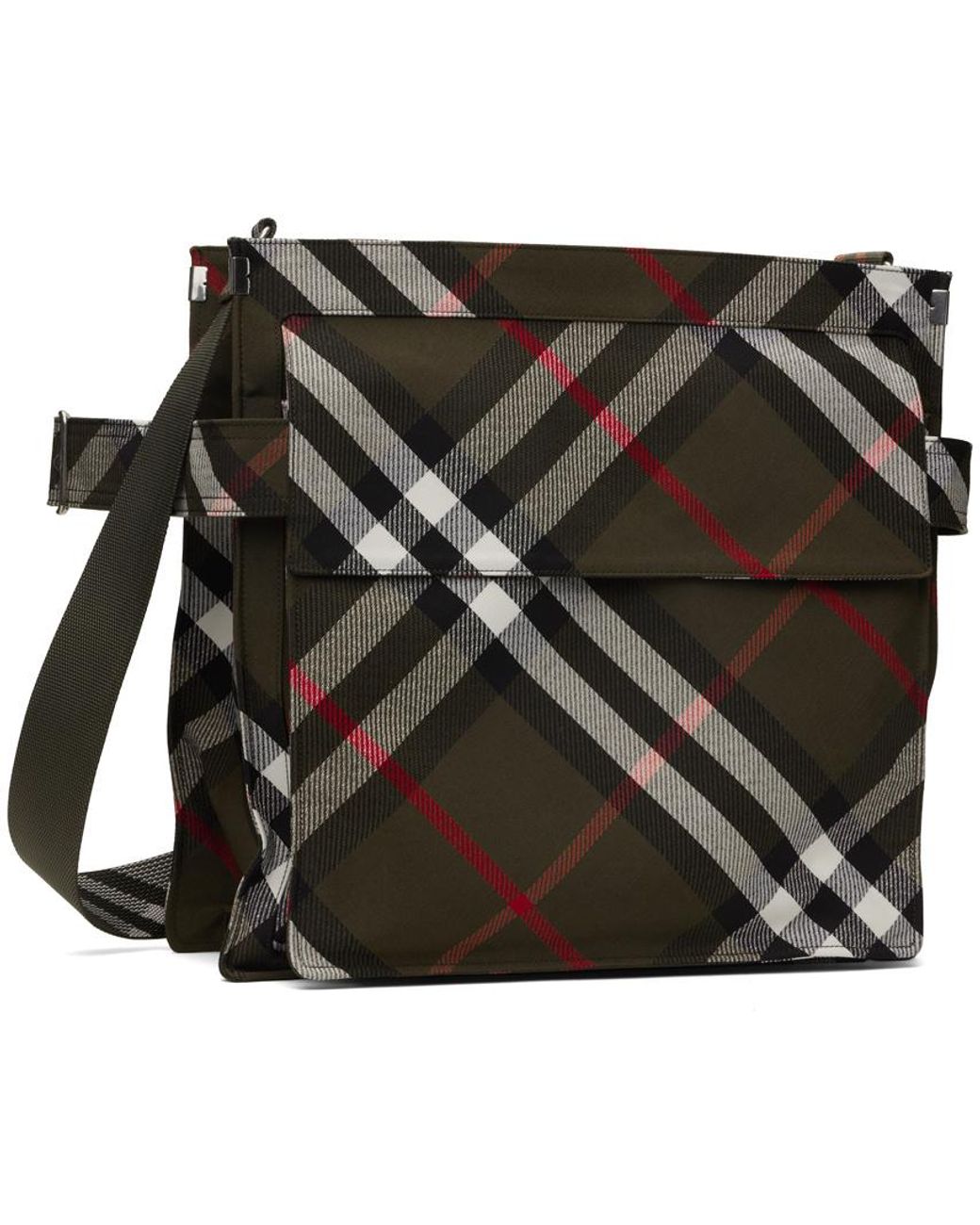 Burberry Green Medium Trench Tote Bag for men