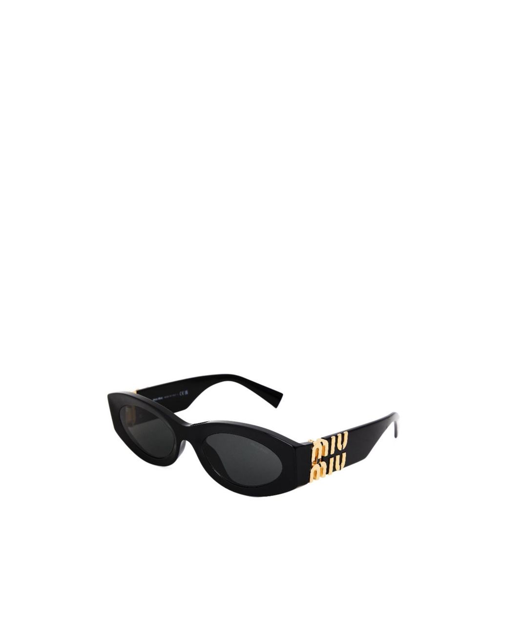 Miu Miu White Solid Color Sunglasses