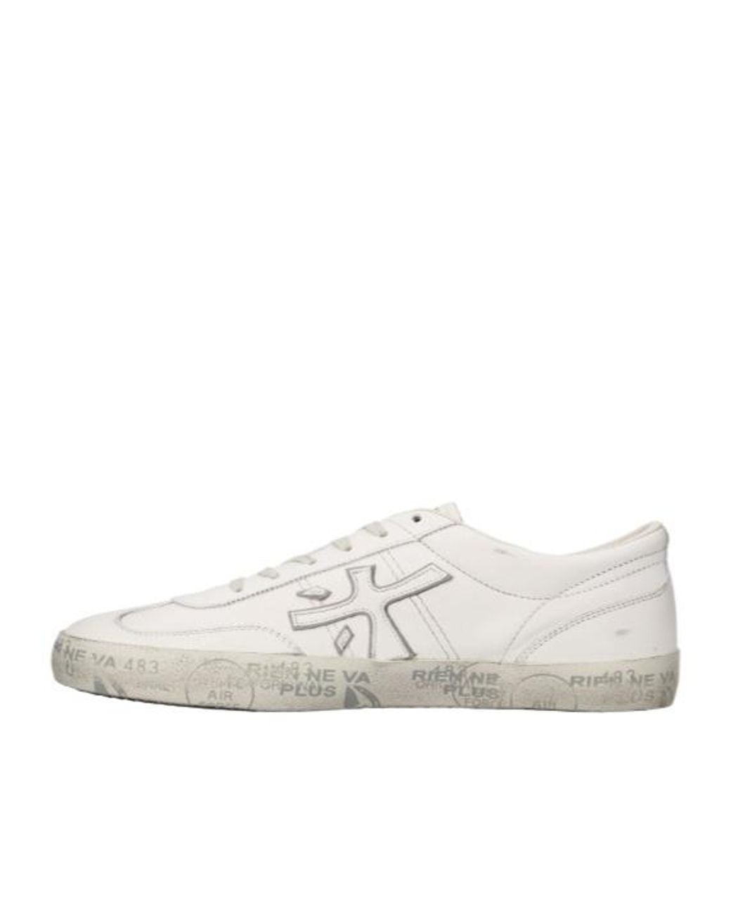 Premiata White David 8091 Sneakers for men