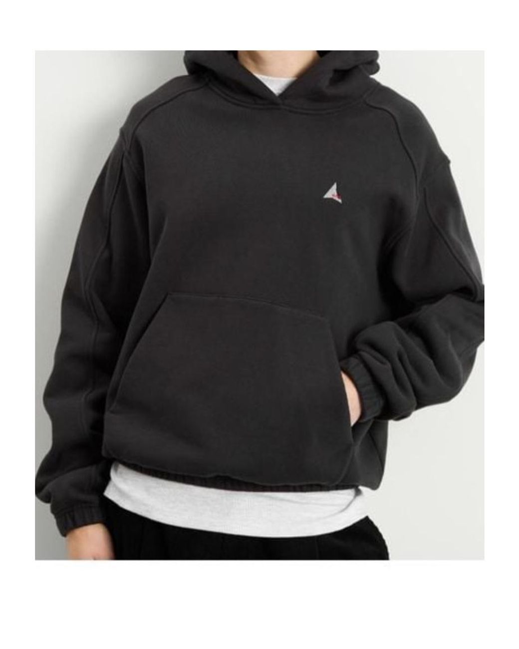 Roa Black Long-Sleeved Sweatshirt for men