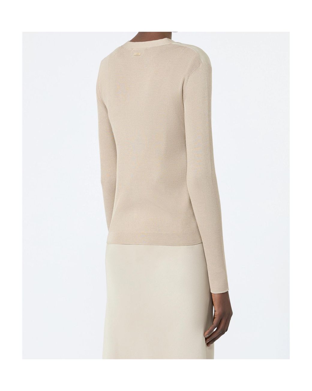 Max Mara White Ninfee Cardigan