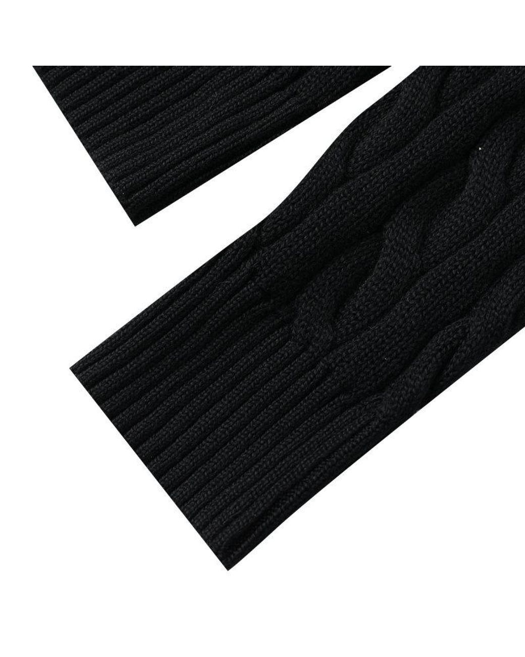 Polo Ralph Lauren Black Half-Zip Long-Sleeved Jumper for men