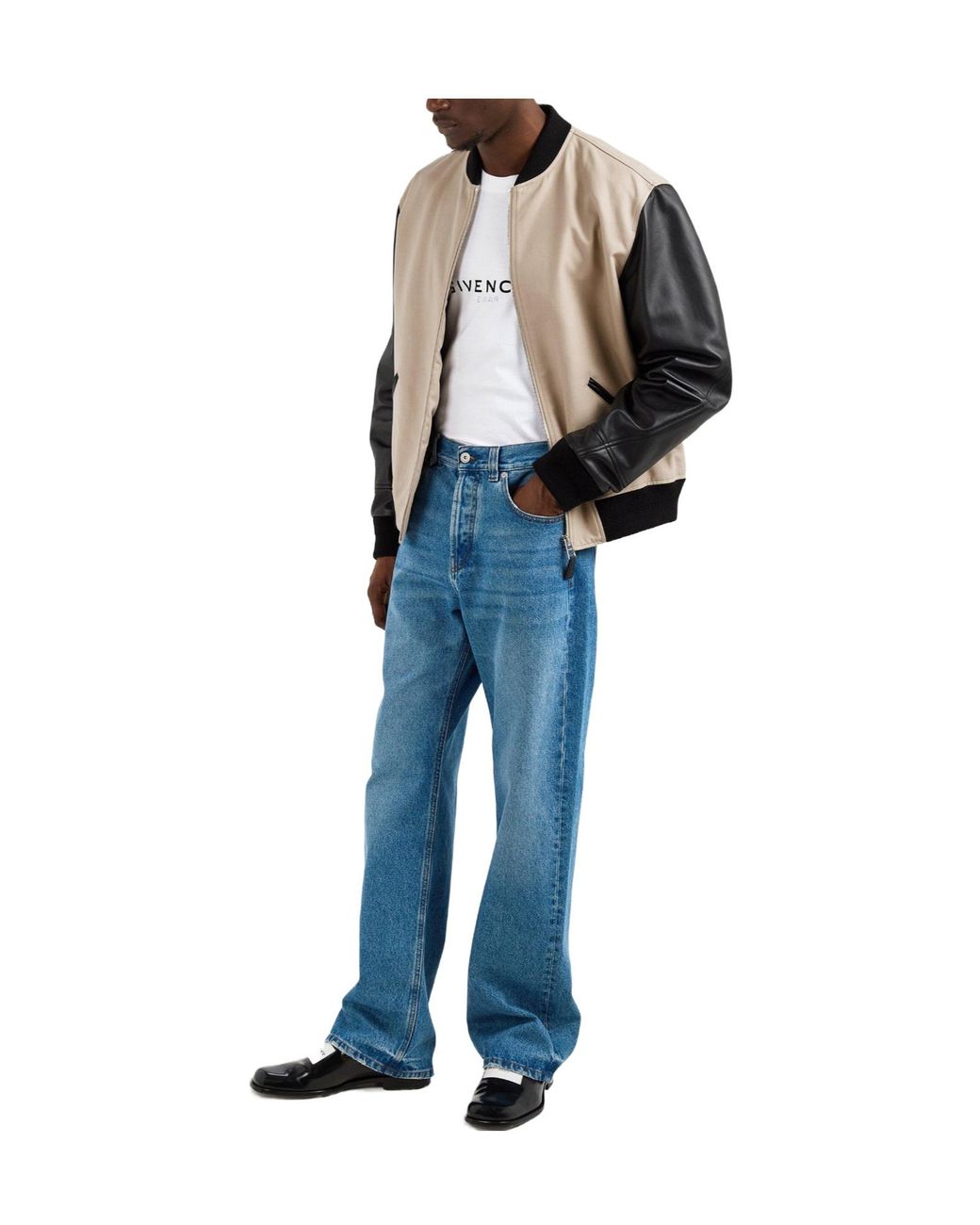 Givenchy Natural Logo Baseball Jacket for men