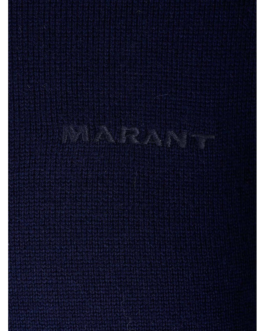 Isabel Marant Blue Crewneck Knitted Jumper for men